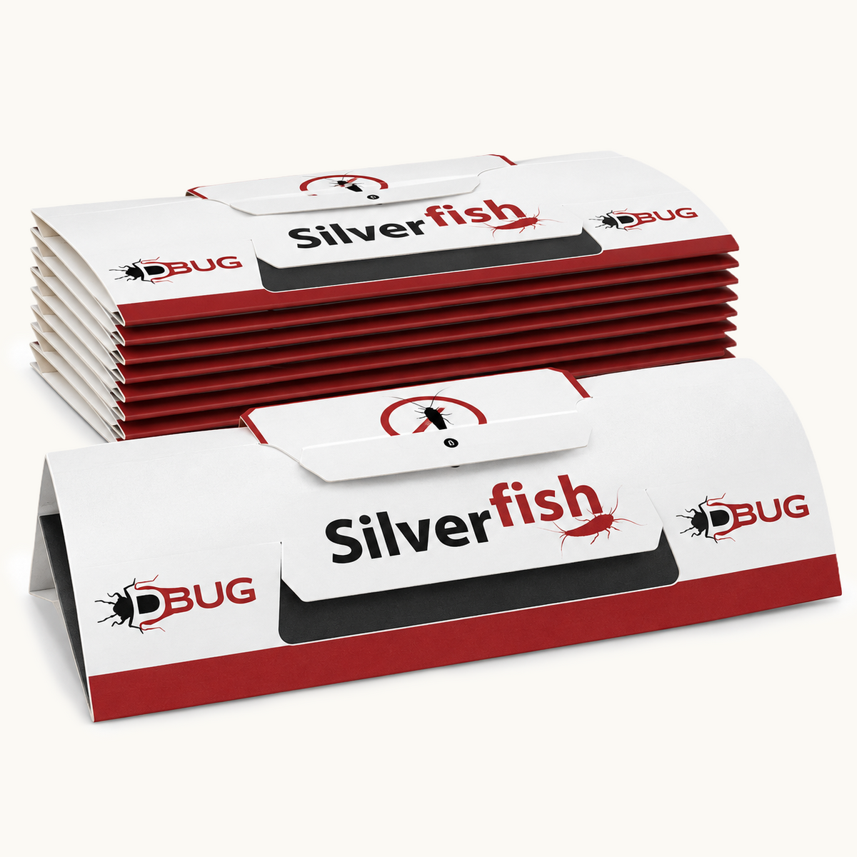 D-Bug Silverfish Trap - Pack of 10 Non-Toxic Insect Traps