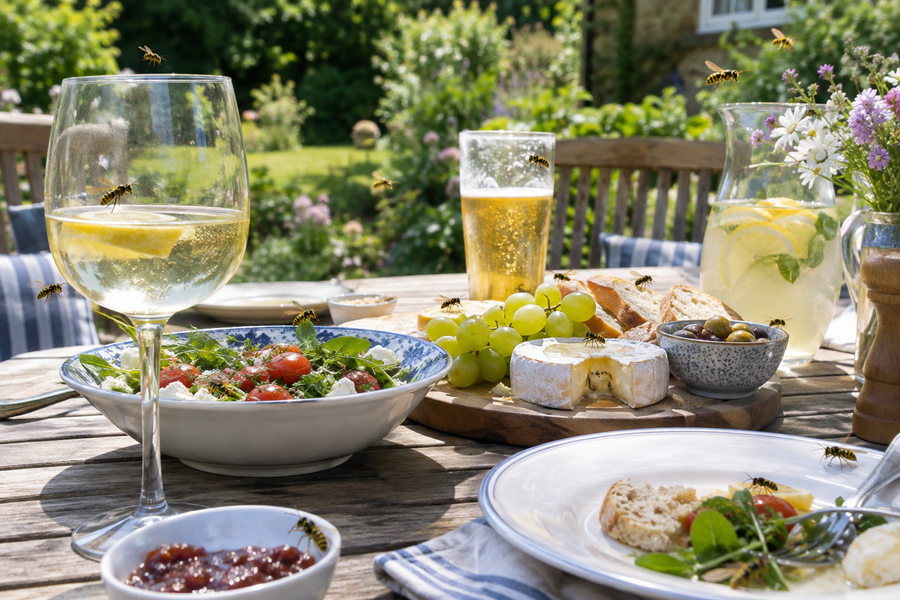 How to Keep Wasps Away from Outdoor Dining Areas