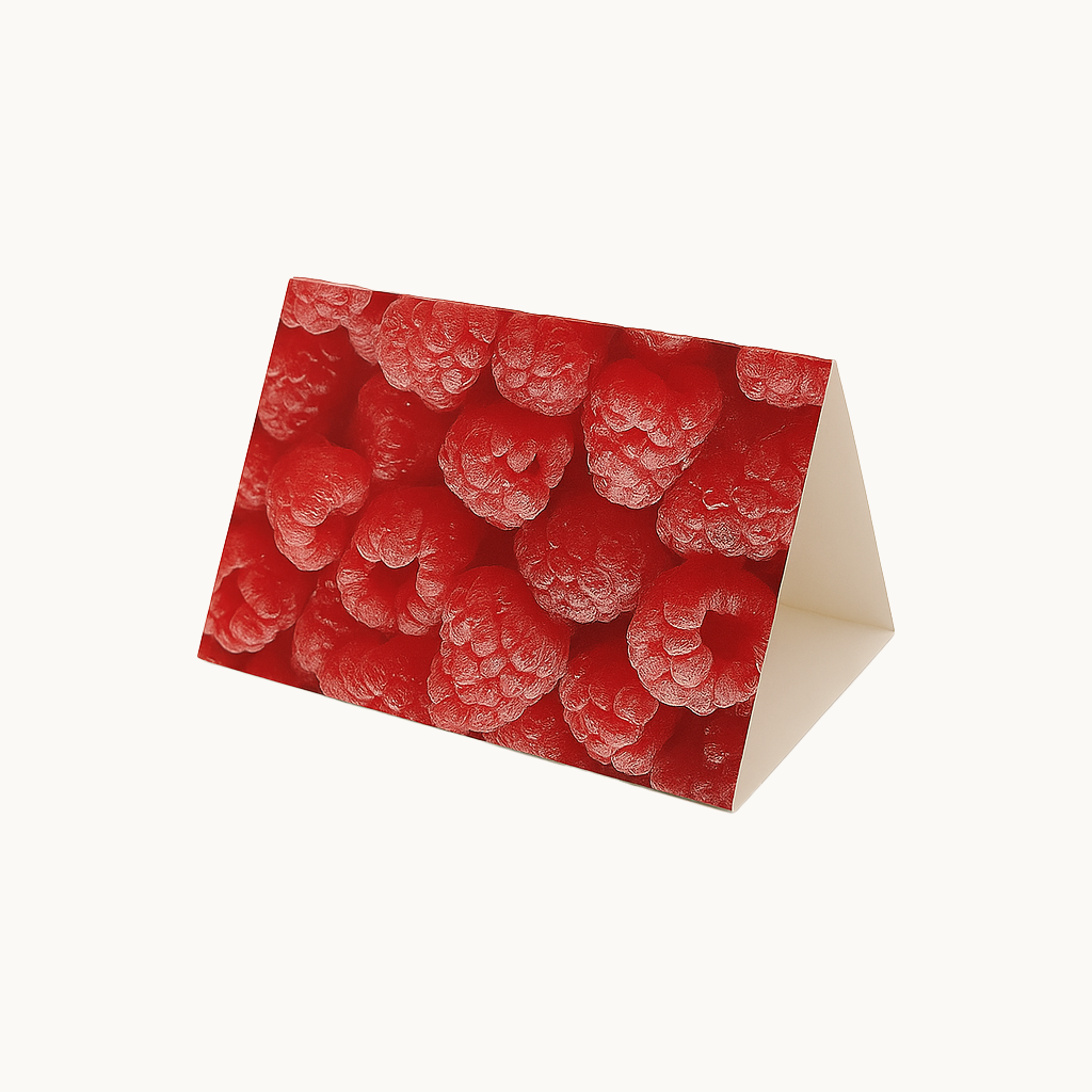 Sticky Glue Fruit Fly Trap Catcher folded and ready for use on a white background.