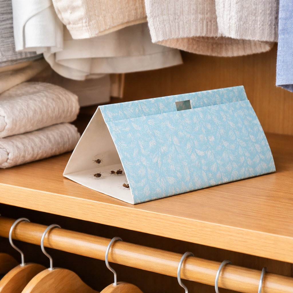 Clothes Moth Trap - Pack of 3 Non-Toxic Wardrobe Pest Control